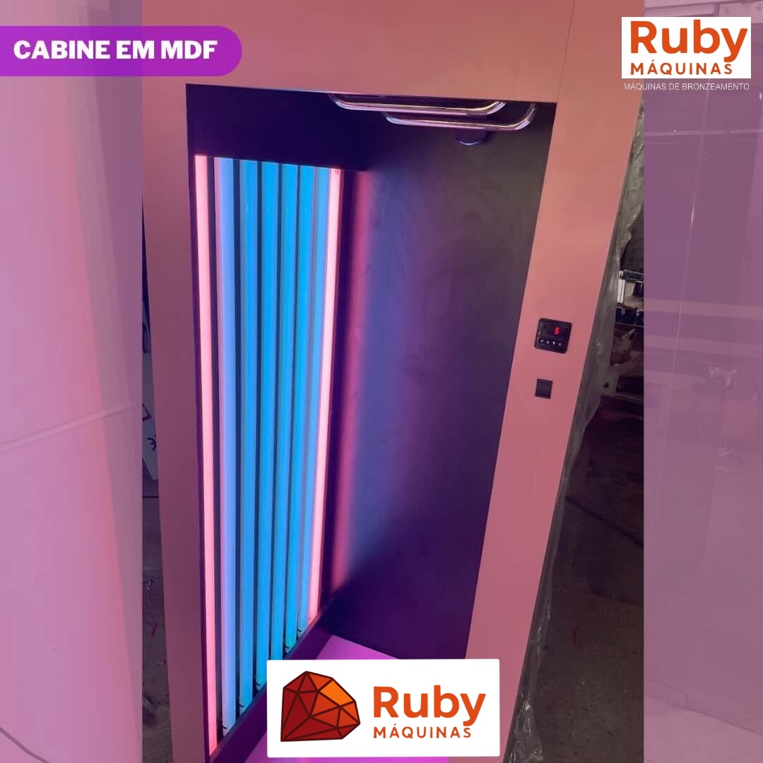 Ruby Máquinas - O brilho do sol em seus clientes, com as nossas máquinas de bronzeamento.